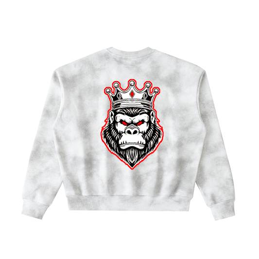 Dirty Washed Boxy Fleeced Sweatshirt