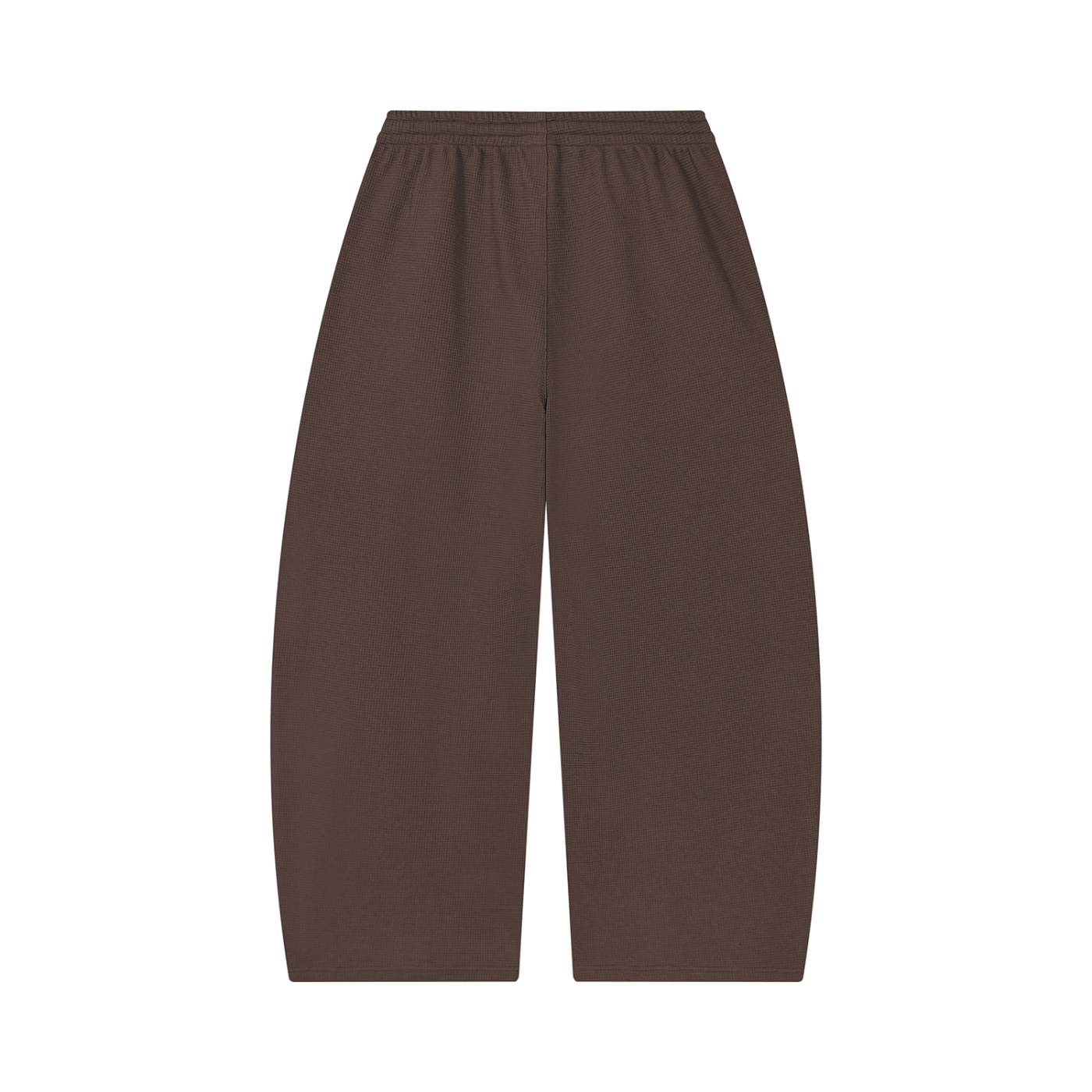 Unisex Waffle Barrel Leg Pants