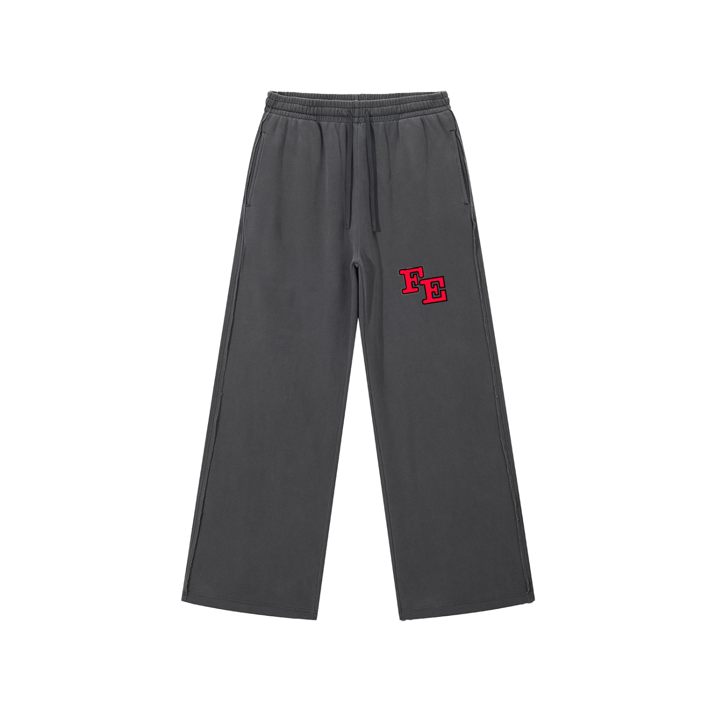 Snow Washed Raw Edge Sweatpants