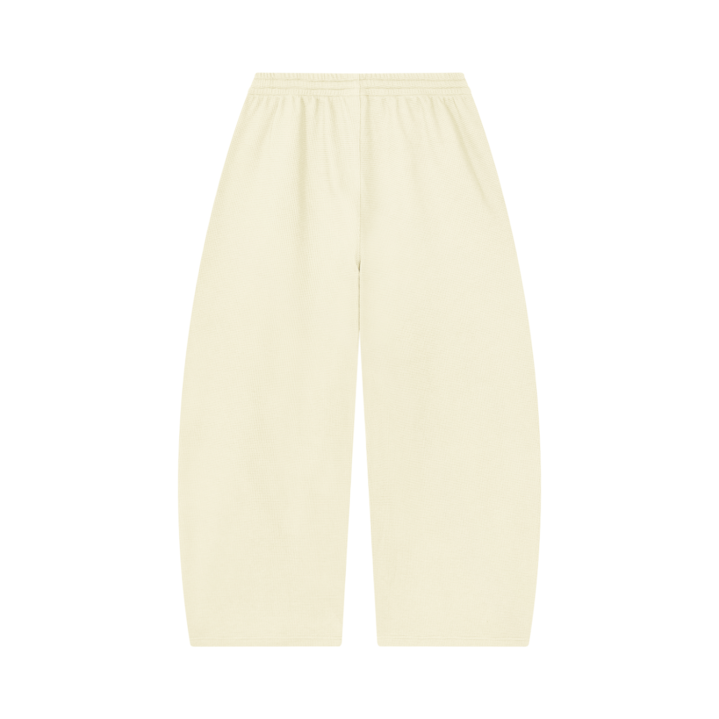Unisex Waffle Barrel Leg Pants