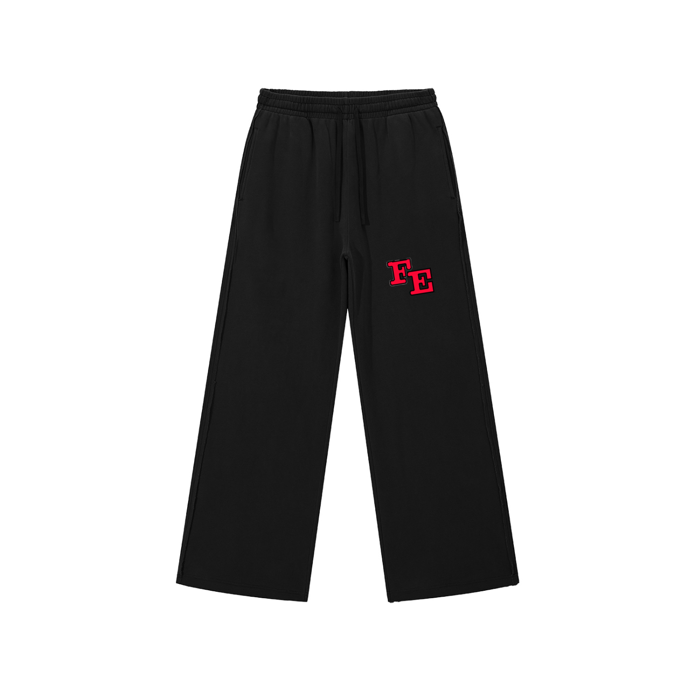 Snow Washed Raw Edge Sweatpants