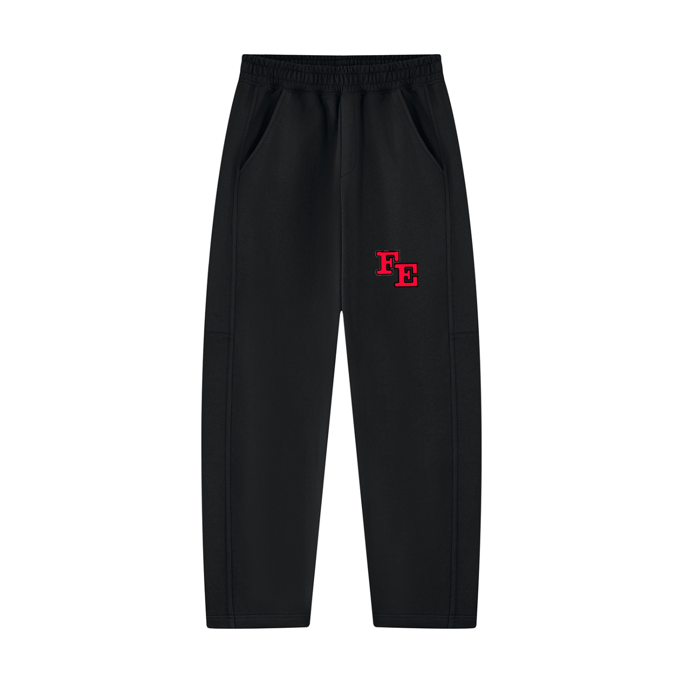 Unisex Tapered Straight Hem Sweatpants