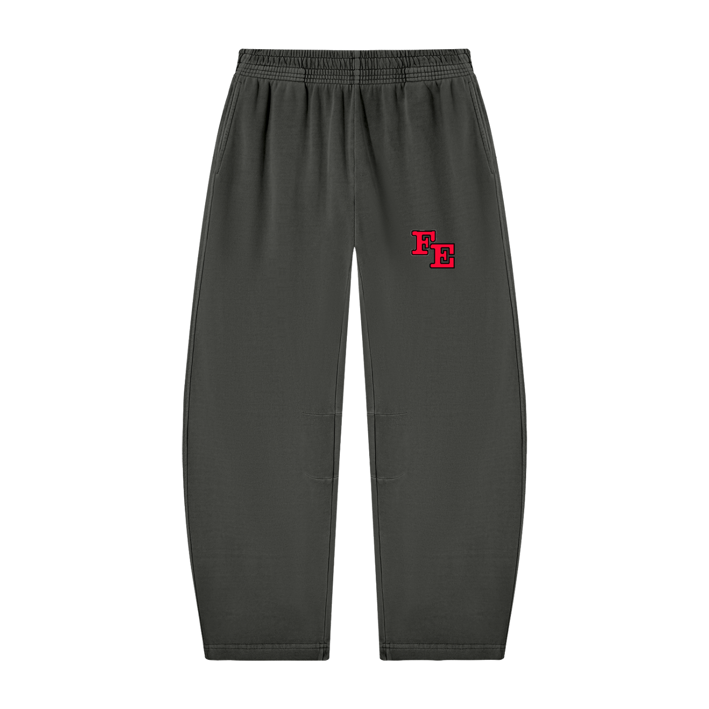 Unisex Vintage Washed Barrel Leg Sweatpants
