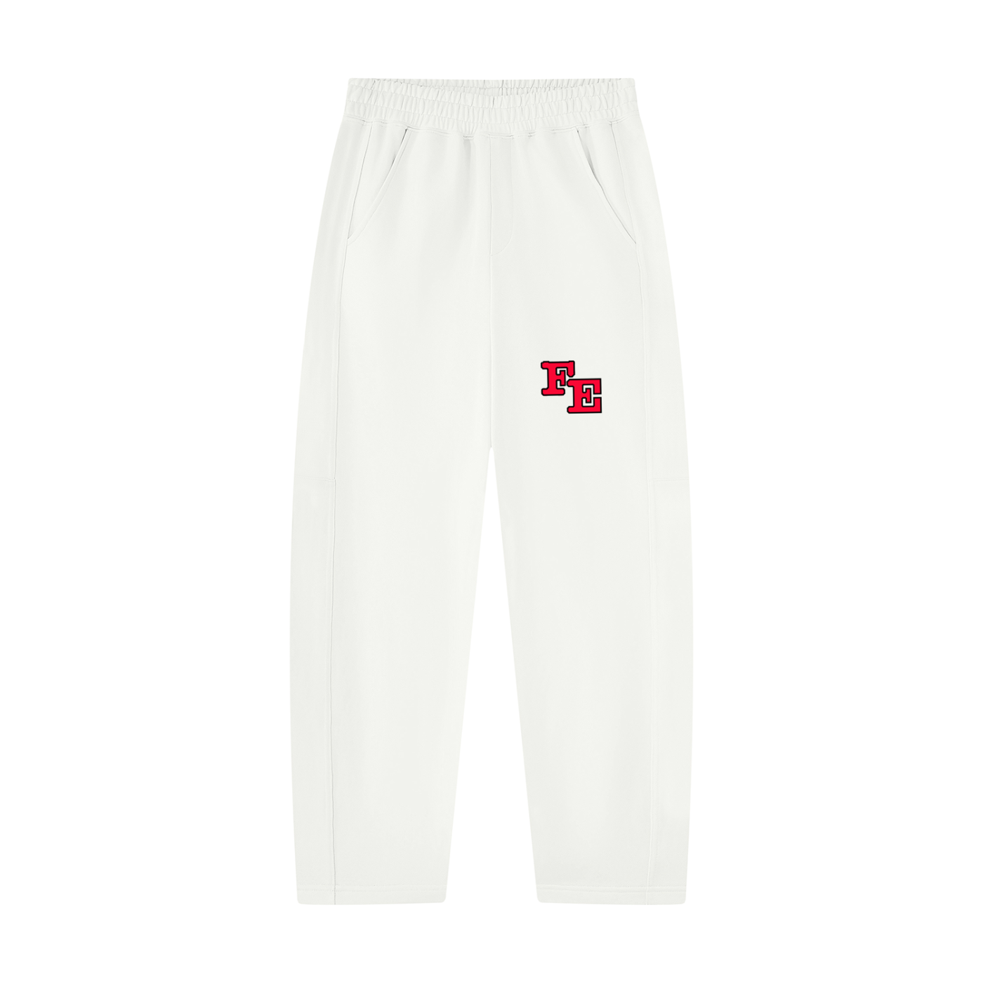 Unisex Tapered Straight Hem Sweatpants