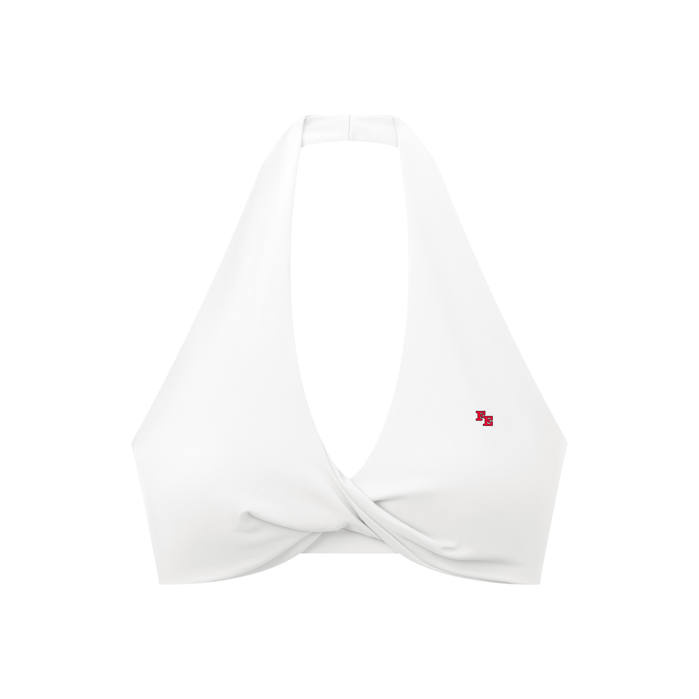 Women's Pleated Halter Sports Bra
