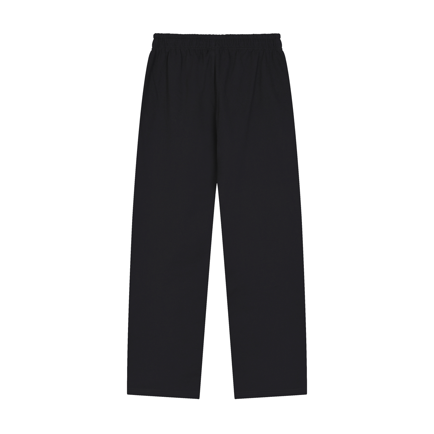 Solid Color Straight-Leg Sweatpants