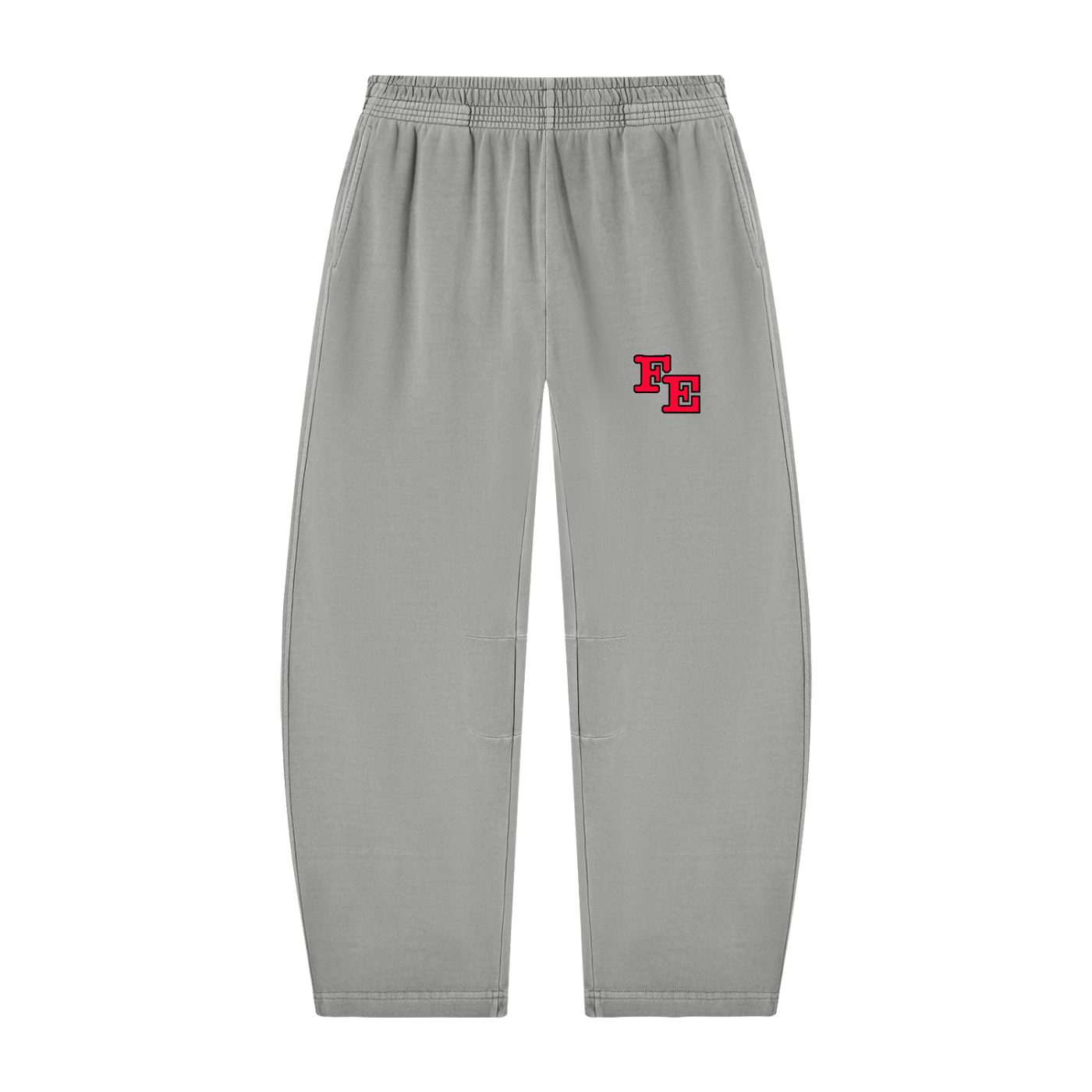 Unisex Vintage Washed Barrel Leg Sweatpants