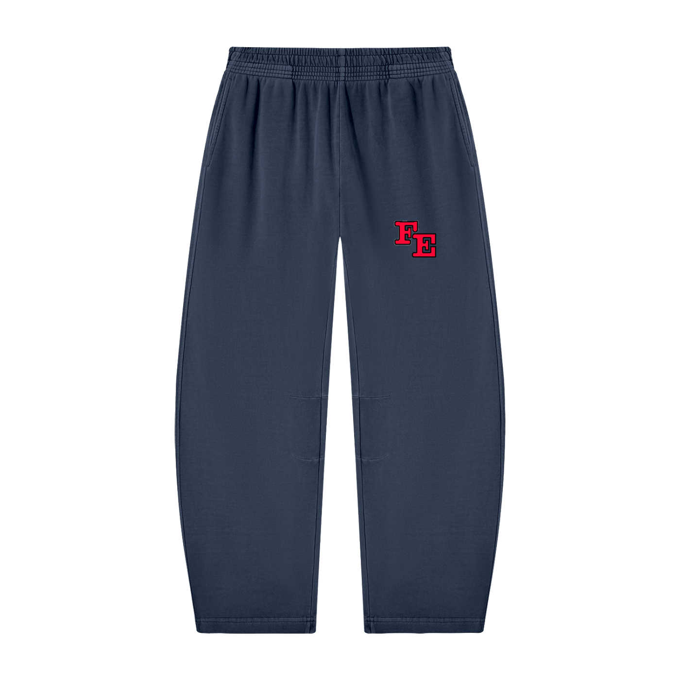 Unisex Vintage Washed Barrel Leg Sweatpants