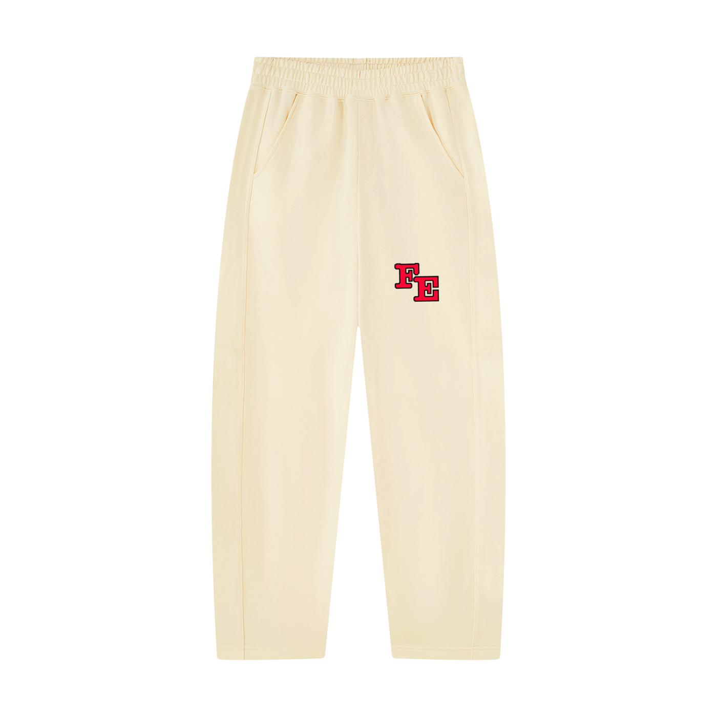 Unisex Tapered Straight Hem Sweatpants