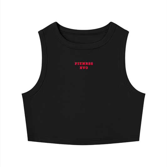 Women's Tight Crewneck Crop Tank Top