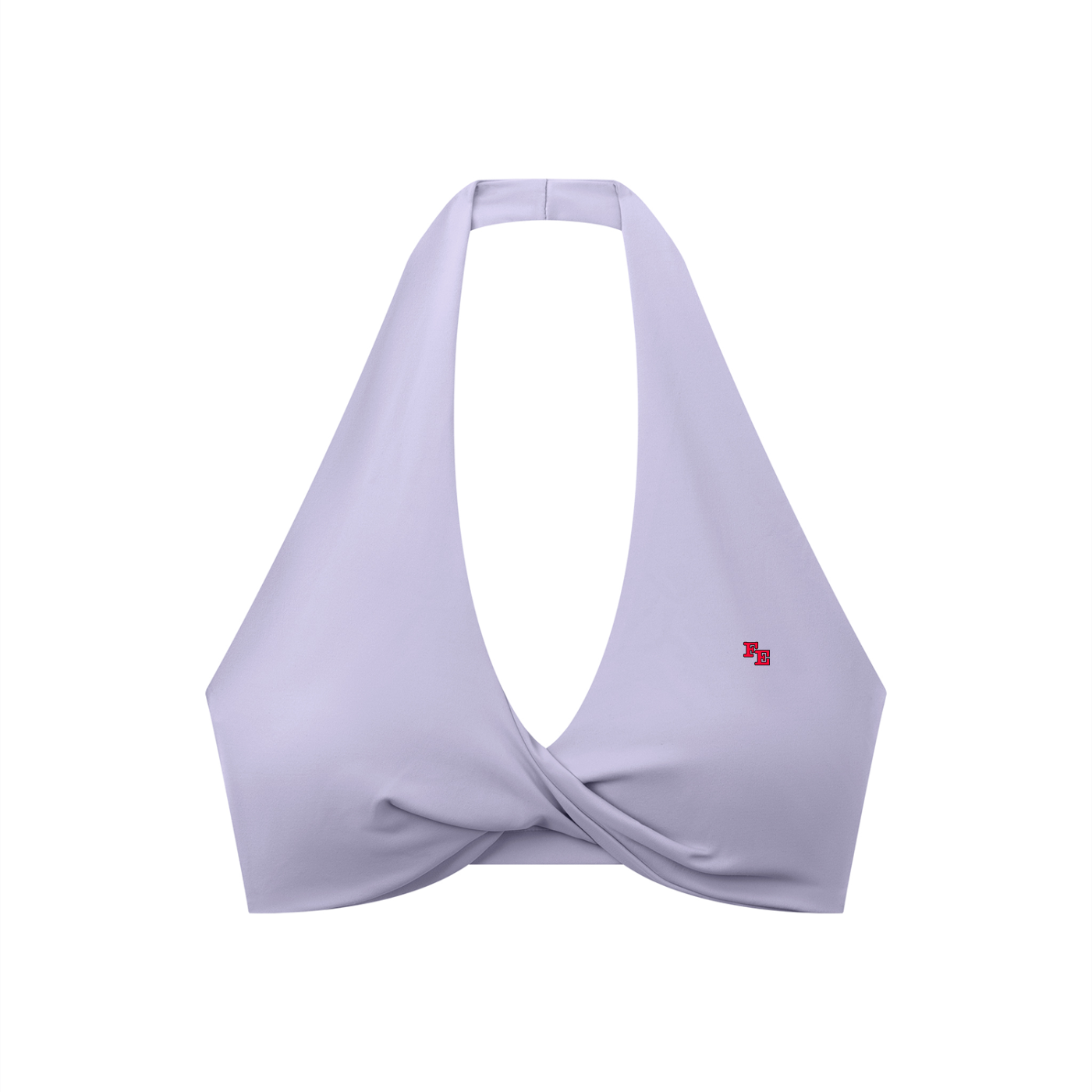 Women's Pleated Halter Sports Bra