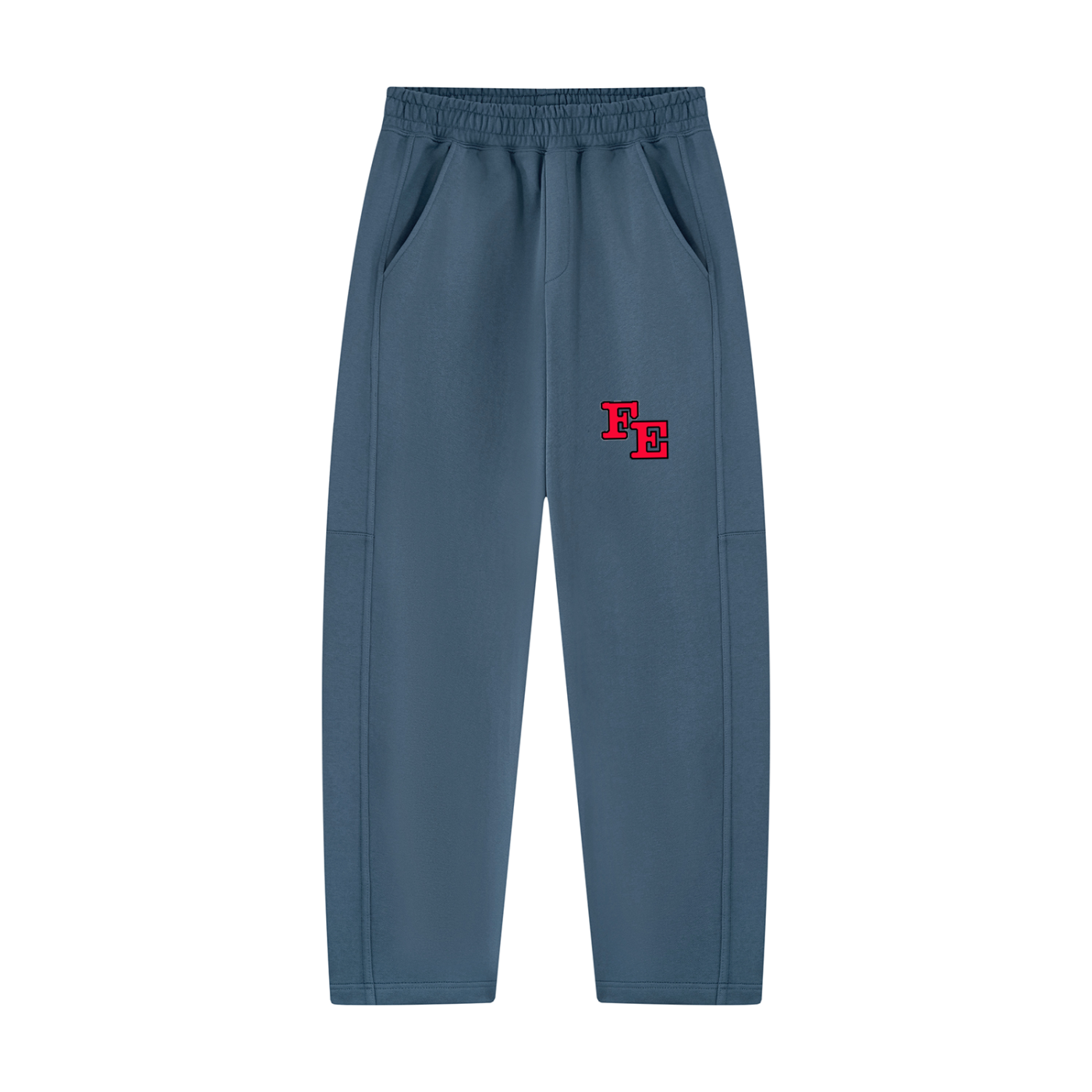 Unisex Tapered Straight Hem Sweatpants